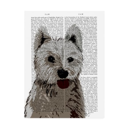 Fab Funky 'West Highland Terrier, Plain' Canvas Art,35x47